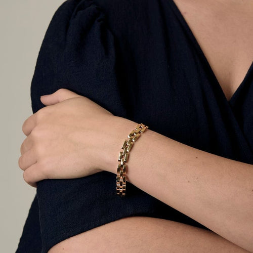 Bracelet Cartier - Bracelet Maille Panthère Or jaune. 58 Facettes DIE1734X2