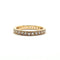 Bague 52 Alliance or rose sertie de diamants 58 Facettes