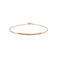 Bracelet Bracelet or rose barrette  diamants 58 Facettes