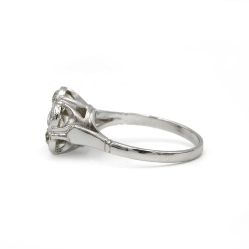 Bague 56 Bague - Platine & Diamants 58 Facettes 250189R
