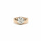 Bague 50 Bague Jonc Chevalière - Or rose, Platine & Diamant 58 Facettes 250366R