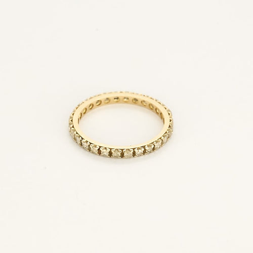 Bague 49.5 Alliance américaine en or jaune et diamants 58 Facettes VES0797X3