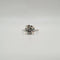 Bague 53.5 Bague solitaire or blanc diamant naturel LFG 58 Facettes