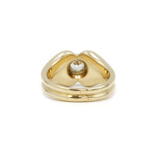 Bague 51 Bague or jaune diamants 58 Facettes 220433R