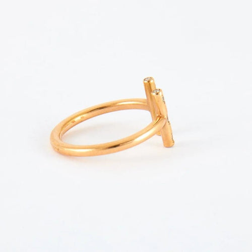 Bague 55 Bague ouverte Diamants 58 Facettes