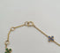 Bracelet Bracelet or jaune serti de fleurs saphir multi-couleur 58 Facettes