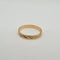 Bague 54 Alliance or jaune 18 carats 58 Facettes