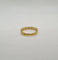 Bague 51 Demi-alliance or jaune sertie de diamants 58 Facettes