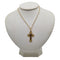 Collier Collier et pendentif croix or jaune 58 Facettes