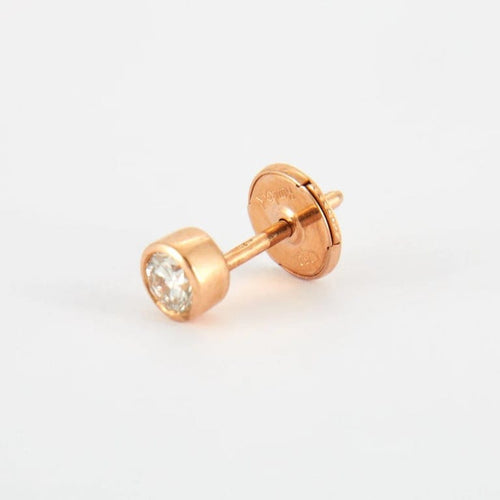 Boucles d'oreilles Boucles d'oreilles en Or rose & diamants 58 Facettes