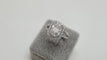 Bague 53 Bague en Or blanc diamants 58 Facettes