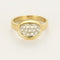 Bague 52.5 Bague en or jaune et or gris, diamants 58 Facettes VAN0760X2