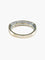 Bague 56 Alliance - Bague demi-tour en or blanc et diamants 58 Facettes 404 50039