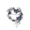 Broche Jocobi - Broche cœur stylisé sertie en or blanc 18k, diamants et saphirs 58 Facettes LJ 22-103