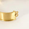 Bracelet Bracelet jonc rigide en or jaune 18k, améthystes et diamants 58 Facettes PL05