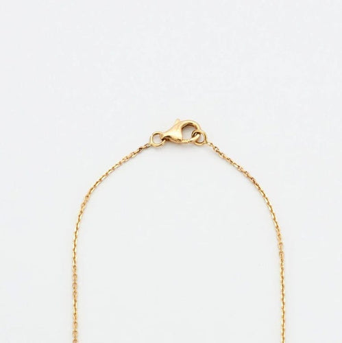 Collier Collier or jaune serti d’une barrette de diamants naturels 58 Facettes