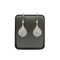 Boucles d'oreilles Boucles d’oreilles pendantes Art déco en or blanc 18k, cristal de roche et diamants 58 Facettes