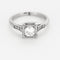 Bague 52 Bague solitaire platine et diamant 58 Facettes VES0793X3