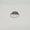 Bague 44 Chevalière or blanc 18 carats 58 Facettes