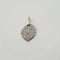 Pendentif Pendentif or blanc 18 carats serti de diamants naturels 58 Facettes