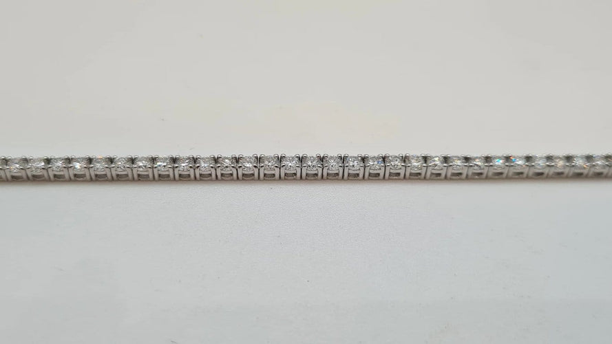 Bracelet Bracelet Rivière en Or blanc & diamants 58 Facettes