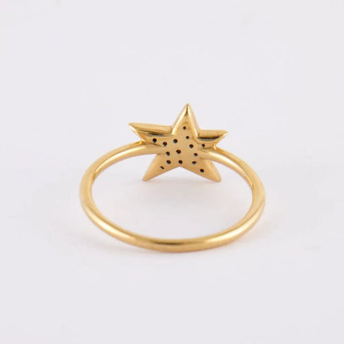 Bague 54 Djula - Bague or jaune, diamants 58 Facettes