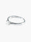 Bague 53.5 Bague - Solitaire en or gris et diamant 0,2 ct 58 Facettes 412 50088