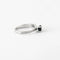 Bague 51 Bague Or blanc Saphir Diamants 58 Facettes