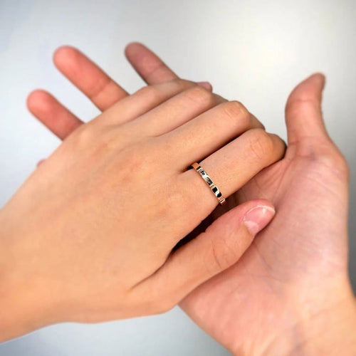 Bague 58 Alliance Maillon Panthère Or rose - CARTIER 58 Facettes 250425R