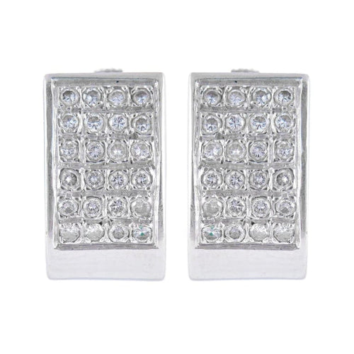 Boucles d'oreilles Boucles d'oreilles demi-créoles Diamants 58 Facettes
