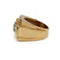 Bague 49 Bague Tank - Or jaune, Platine & Diamants 58 Facettes 250067SP