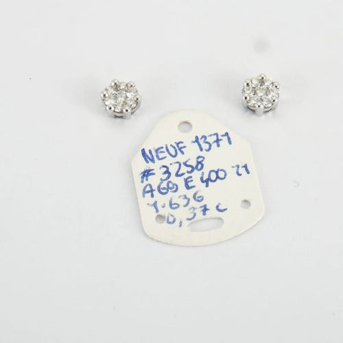 Boucles d'oreilles Boucles d'oreilles en Or blanc & diamants 58 Facettes