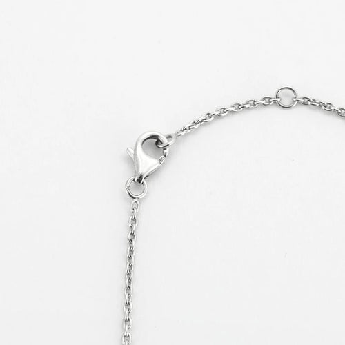 Collier Collier Or blanc Diamants 58 Facettes