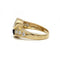 Bague 52 Bague - Or jaune, Diamants & Saphir 58 Facettes 250096R