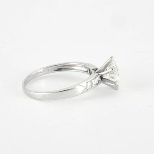 Bague 55 Bague en Or Blanc & diamants 58 Facettes