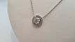 Collier Collier en Or blanc, diamants de synthèse 58 Facettes