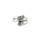 Bague 53 Bague or blanc 18 cts sertie diamants naturels 58 Facettes