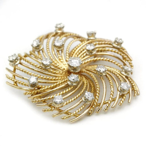 Broche Broche - Or jaune & Diamants 58 Facettes 250005SP