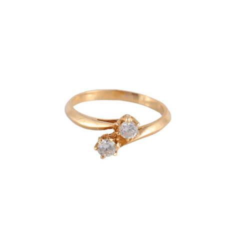 Bague 53 Bague Toi & Moi Diamants 58 Facettes FM76