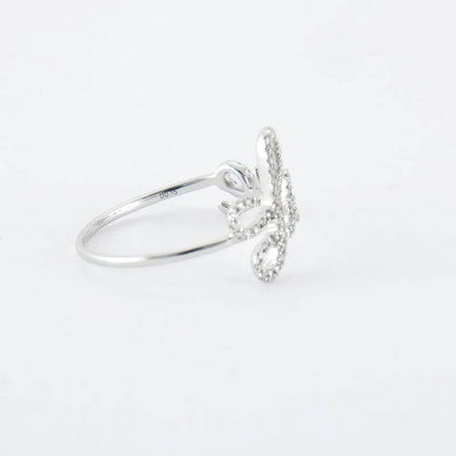Bague 52 Bague LOVE en or blanc & diamants 58 Facettes