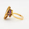 Bague 55 Bague Or jaune Améthyste Diamants 58 Facettes 4893