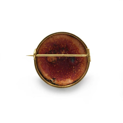 Broche Broche - Or jaune & Email Limoges 58 Facettes 250276R