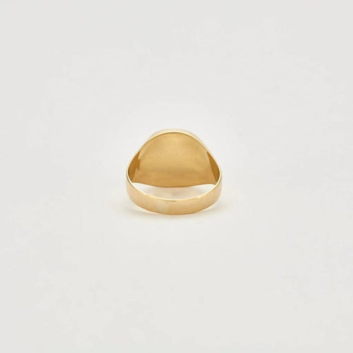 Bague 46 Bague Or jaune Onyx 58 Facettes