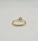 Bague 50 Solitaire or jaune serti d'un diamant taille ancienne 58 Facettes