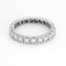 Bague 52 Alliance américaine en or blanc et diamants 58 Facettes CAN1600X2