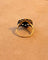 Bague 50 Bague Marguerite art déco en or jaune et saphirs et diamants 58 Facettes