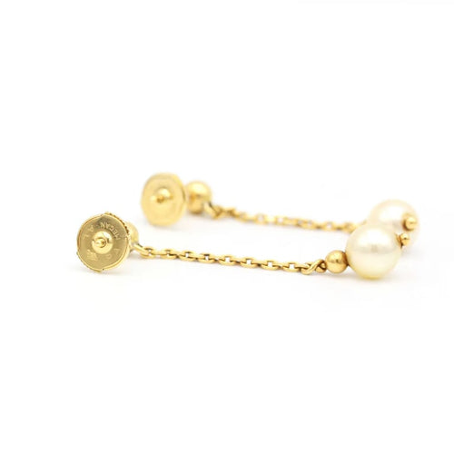 Boucles d'oreilles Boucles d'oreilles - Or & Perles 58 Facettes 250065R