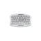 Bague 53 Bague or blanc diamants 58 Facettes 220451R