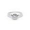 Bague 54 Solitaire or blanc diamant 58 Facettes 190163R
