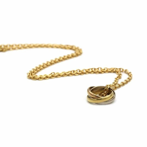 Collier Cartier Trinity - Collier pendentif en trois ors 750‰ 58 Facettes 250212R